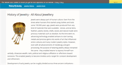 Desktop Screenshot of historyofjewelry.net